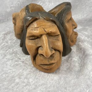Thomas B Maracale Indigenous Cast Sculpture Tealight Holder